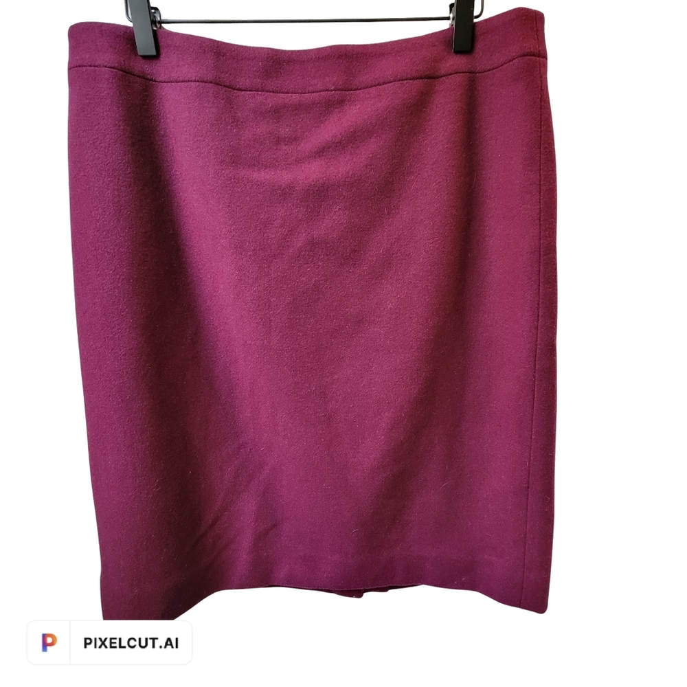 J Crew Wool Pencil Skirt